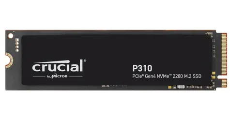 Crucial P310 1TB / M.2 SSD 2280 / PCIe 4.0 / R:7100MBs / W:6000MBs / 5y