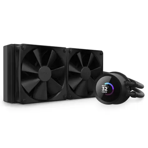 NZXT Kraken 240 černá / 2x 120mm / Fluid Dynamic Bearing / 30.6 dB @ 1800 RPM / 78.02 CFM / AMD + Intel 