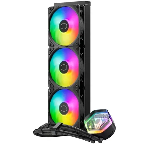 Cooler Master MasterLiquid 360 Atmos ARGB / 3x 120mm / 25 dB @ 3000 RPM / AMD + Intel