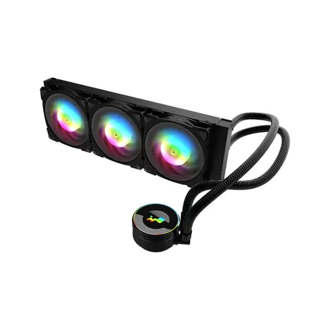InWin MR36 ARGB AiO černá / 3x 120mm / 2200 RPM / 60.1 CFM / 20.5 dB / 3-Pin + 4-Pin / AMD + Intel