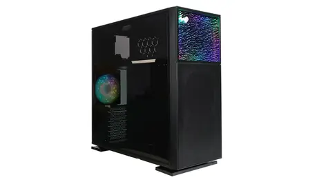 InWin N515 černá / E-ATX / 2x USB-A 3.2 / 1x USB-C 3.2 / 1x 120mm / bez zdroje / průhledná bočnice / displej
