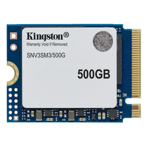 Kingston NV3 SSD 500GB / M.2 2230 / PCIe 4.0 NVMe / R:5000MBps / W:3000MBps