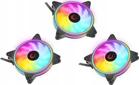 Rampage Coolwind F3 3ks černá / 120mm ventilátor / 23 dB @ 1200 RPM / 38 CFM / ovladač / 3-Pin