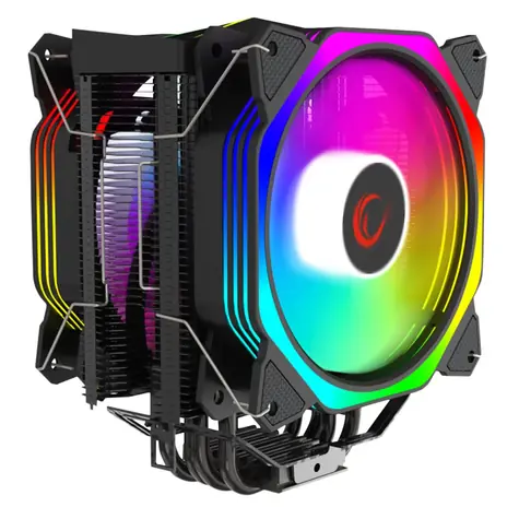 Rampage Octagon C60 černá / 2x 120mm / TDP 180W / 29 dB @ 1800 RPM / 57 CFM / Intel + AMD 