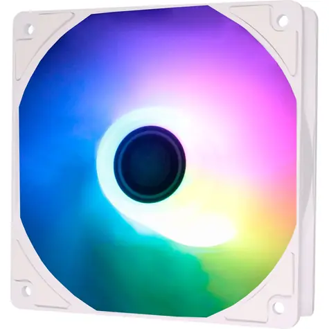 Xilence Performance A+ ARGB bílá / 120mm ventilátor / 32.5 dB @ 1500 RPM / Hydro Bearing / 68.2 CFM / 4-Pin PWM + 3-Pin