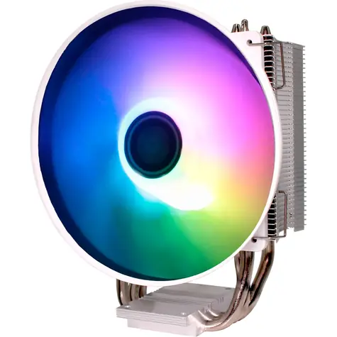 Xilence M403PRO.W.ARGB bílá / 1x 120mm / TDP 150W / 25.6 dB @ 1800 RPM / 61.5 CFM / Intel + AMD 