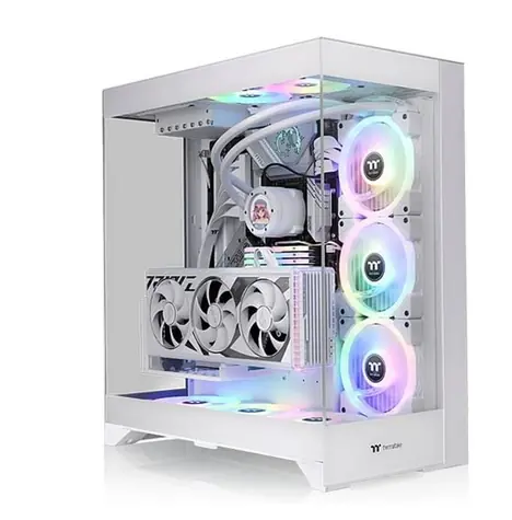 THERMALTAKE CTE E550 TG bílá / ATX / 2x USB-A 3.0 / 1x USB-C / bez zdroje / průhledná bočnice