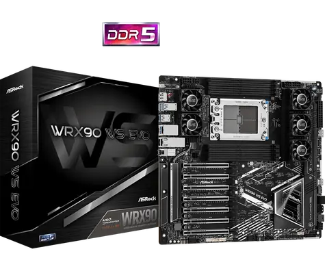 ASRock WRX90 WS EVO / sTR5 / 8x DDR5 / 7x PCIe 5.0 x16 / 2x 10GLAN / EEB