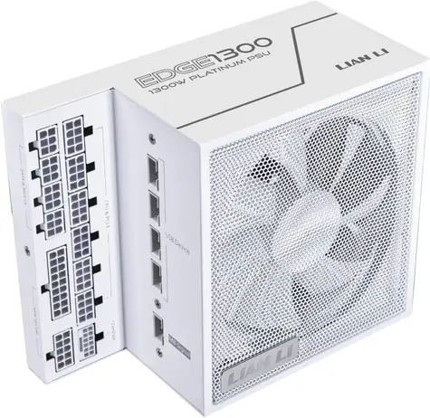 Lian Li EDGE EG1300 80 PLUS Platinum bílá / ATX 3.1 / 1300W / 80PLUS Platinum / Aktivní PFC / modulární 