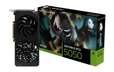 Gainward GeForce RTX 5050 Ghost 8GB / 2572MHz / 8GB GDDR6 / 128-bit / 1x HDMI + 3x DP / 550W (8)