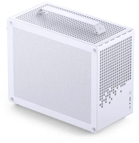 Jonsplus Z20 Mesh bílá / mATX / 1x USB-A 3.0 / 1x USB-C 3.1 / bez zdroje / rukojeť 