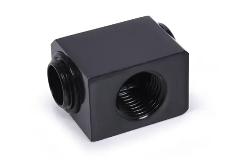 Alphacool Low Profile Adaptér 90° G1/4 AG na G1/4 IG černá / otočný