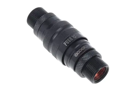 Alphacool Rychlospojka s dvojitým šroubovacím spojením černá / G1/4 