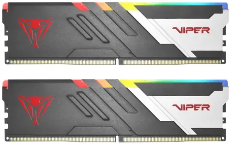 Patriot Viper Venom RGB 32GB (2x16GB) 6000MHz šedá / DDR5 / CL30 / XMP 3.0 / Unbuffered / 1.35V 