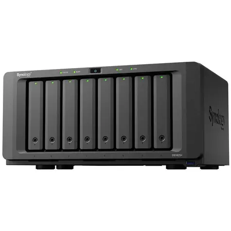 Synology DiskStation DS1825+ / 8x HDD / Ryzen V1500B @2.2GHz / 8GB RAM / 3x USB 3.2 Gen1 / 2x 2.5GLAN / 1x PCIe