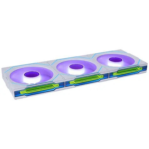 Lian Li UNI FAN SL-INF 120 ARGB Reverse Blade PWM bílá 3-pack / 120 mm ARGB / 32.2 dB @ 0-2300 RPM / 4-pin