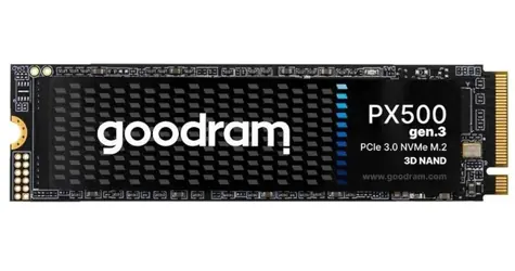 GOODRAM PX500 Gen.3 256GB / M.2 2280 NVMe / PCIe 3.0 / 3D NAND / R: 3200MBs / W: 1300MBs
