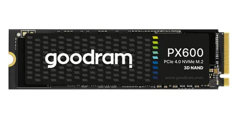 GOODRAM PX600 500GB / M.2 2280 NVMe / PCIe 4.0 / 3D NAND / R: 4700MBs / W: 1700MBs