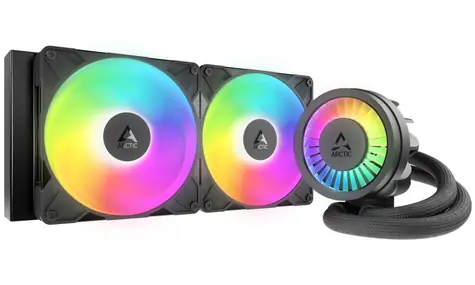 ARCTIC Liquid Freezer III Pro - 280 A-RGB černá / 2x 140mm / 2500 RPM / 110 CFM / AMD + Intel