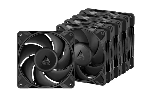 ARCTIC P12 Pro (5ks) černá / 120mm / PWM PST / 600 - 3000 RPM / 77 CFM / 4-pin
