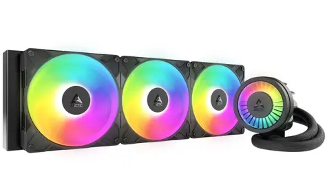 ARCTIC Liquid Freezer III Pro 420 A-RGB černá / 3x 140mm / 400 - 2500 RPM / 110 CFM / AMD + Intel