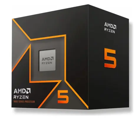 AMD Ryzen 5 9600 @ 3.8GHz / Turbo 5.2GHz / 6C12T / L1 0.48MB L2 6MB L3 32MB / AM5 / ZEN 5 / 65W