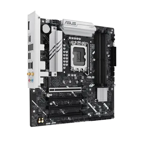 ASUS B860M MAX GAMING AX / B860M / LGA 1851 / 4x DDR5 / PCIEx 16 / 2.5GLAN / mATX