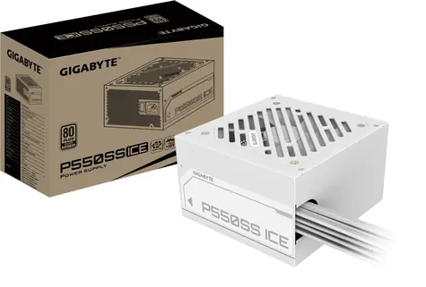 Gigabyte P550SS Ice / ATX / 550W / 120mm ventilátor / PFC / 80 PLUS Silver