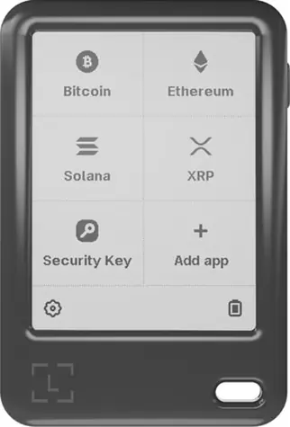 Ledger Nano Gen 5 Dark / hardwarová peněženka na kryptoměny s klíčem pro obnovu