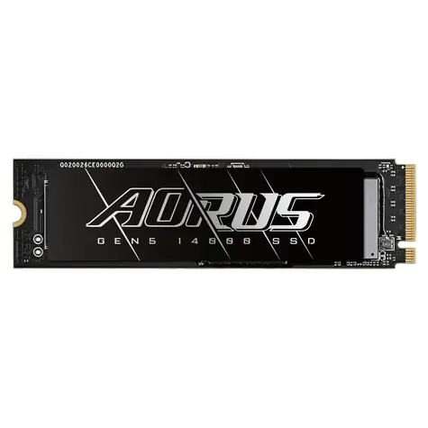 Gigabyte AORUS Gen5 14000 SSD 1TB / M.2 / NVME PCIe / 13600 & 10200 MBps / MTBF 1.6mh / 5y