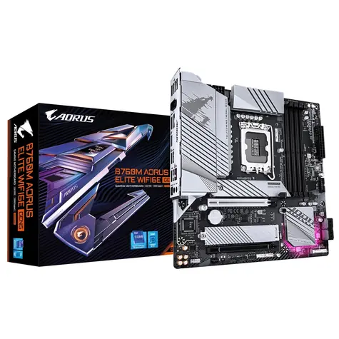 Gigabyte AORUS B760 ELITE / B760 / LGA 1700 / 4x DDR5 / PCIEx16 / 1x 2.5GLAN / mATX