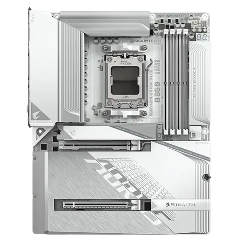 Gigabyte AORUS B850 STEALTH ICE / B850 / 4x DDR5 / 1x 5GLAN / Wi-Fi 7 / ATX