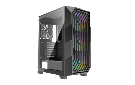 Xilence XILENT BREEZE II černá / ATX / 2x USB-A 3.2 / 3x 120mm ARGB / 1x 120mm / bez zdroje / průhledná bočnice 