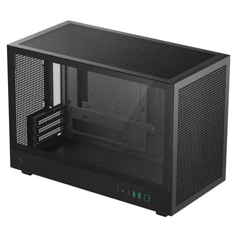 DEEPCOOL CH260 černá / mATX / 2x USB-A 3.0 / 1x USB-C 3.0 / Průhledná bočnice / bez zdroje