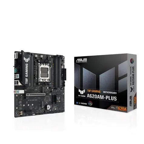 ASUS TUF GAMING A620AM-PLUS / AMD A620 / sc.AM5 / DDR5 / mATX / m.2 / SATA III / 4x USB 2.0 / HDMI + DP