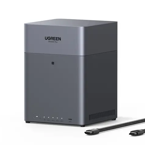 Ugreen NASync DH4300plus / 8 GB / 4 sloty / Ethernet / HDMI / USB-C / 2x USB-A