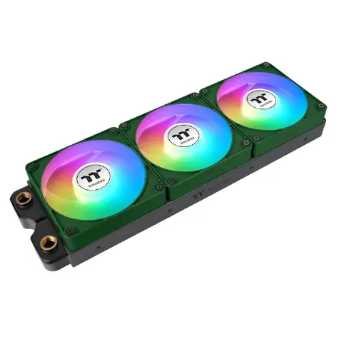 Thermaltake CT120 EX ARGB Sync PC Cooling Fan zelená / Hydraulic Bearing / 120mm / 28.5dB @ 2000rpm / 4 pin / 3ks 