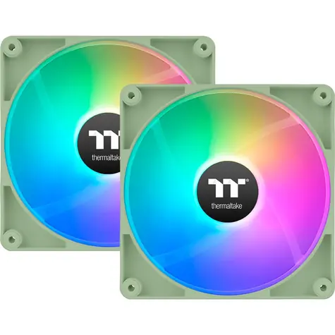 Thermaltake CT120 Reverse ARGB Sync PC Cooling Fan zelená / Hydraulic Bearing / 120mm / 31.2dB @ 2000rpm / 4 pin / 2ks