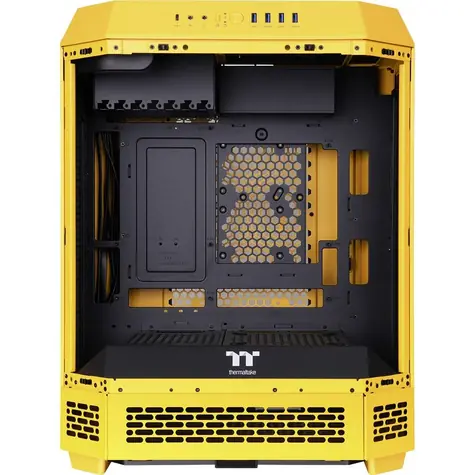 Thermaltake The Tower 600 žlutá / ATX / 4x USB-A 3.2 / 1x USB-C 3.2 / 2x140mm / bez zdroje / průhledná bočnice 
