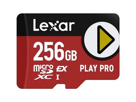 Lexar PLAY PRO microSDXC Express Card 256GB / čtení: 900MBps / zápis: 600MBps / V30