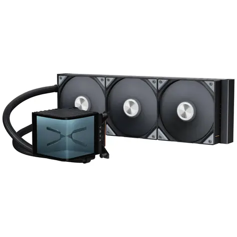 TRYX PANORAMA 360 černá / AIO vodní chladič CPU / 3x 120 mm / 28.87dB / AMD + Intel 
