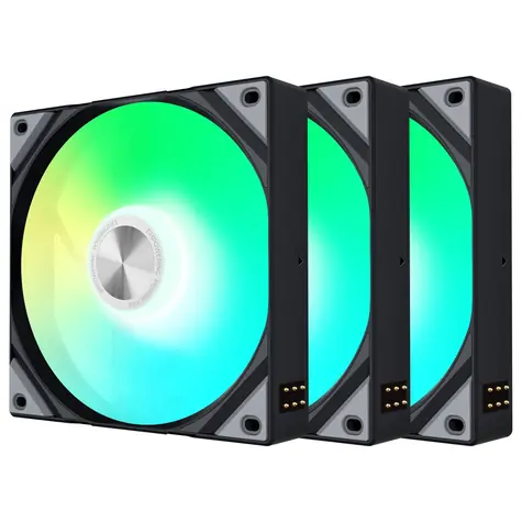 TRYX ROTA SL ARGB černá / Ventilátor / 120 mm / Fluid Dynamic Bearing / 1850 RPM @ 28.87 dB / 3ks