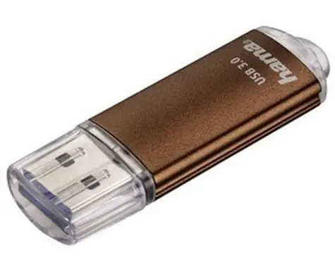 Hama FlashPen Laeta 64 GB hnědá / USB 3.0 / 70 MB/s