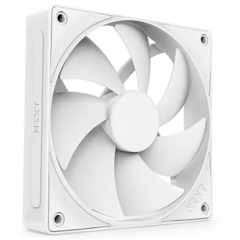 NZXT F140P bílá / Ventilátor / 140mm / Fluid Dynamic Bearing / 30 dB @ 1700 RPM / 93.2 CFM / 4-Pin