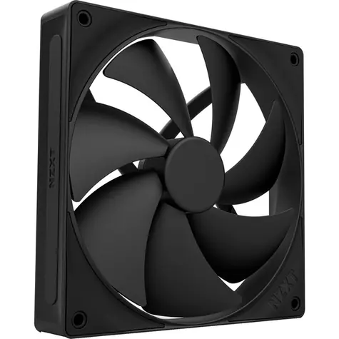 NZXT F140P černá / Ventilátor / 140mm / Fluid Dynamic Bearing / 30 dB @ 1700 RPM / 93.2 CFM / 4-Pin