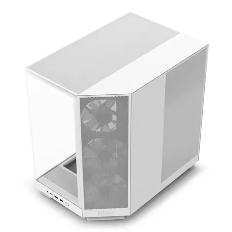 NZXT H6 Flow RGB bílá / ATX / 2x USB-A 3.2 / 1x USB-C 3.2 / 3x 120mm ARGB / bez zdroje / průhledná bočnice