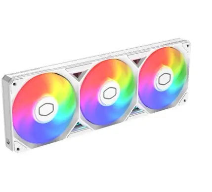 Cooler Master SickleFlow Edge 360 ARGB bílá / 3x 120mm / Loop Dynamic Bearing / 38.5 dB @ 2500 RPM / 190 CFM / ARGB 