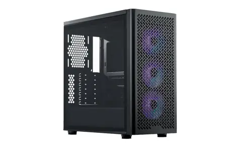 Cooler Master Elite 502 černá / E-ATX / 1x USB-A 3.2 / 1x USB-C 3.2 / 3x 120mm RGB / bez zdroje / průhledná bočnice