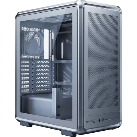 Cooler Master Masterframe 500 Mesh stříbrná / SSI-CEB / 2x USB-A 3.2 / 1x USB-C 3.2 / 2x 200mm / 1x 120mm / bez zdroje