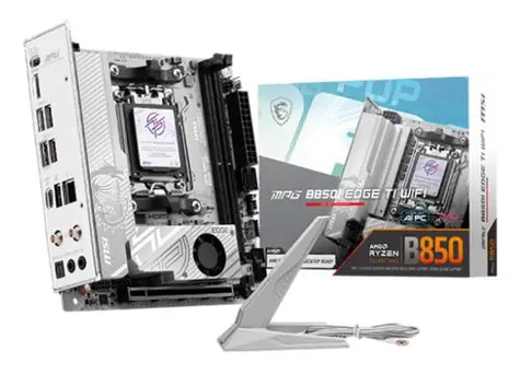 MSI MPG B850I EDGE TI WIFI / B850 / 2x DDR5 / 1x 5GLAN / Wi-Fi 7 / mITX